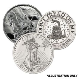 2 oz Silver Rounds - Design Our Choice