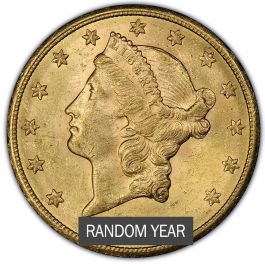 $20 Liberty Double Eagle Gold Coin (BU) - Random Year